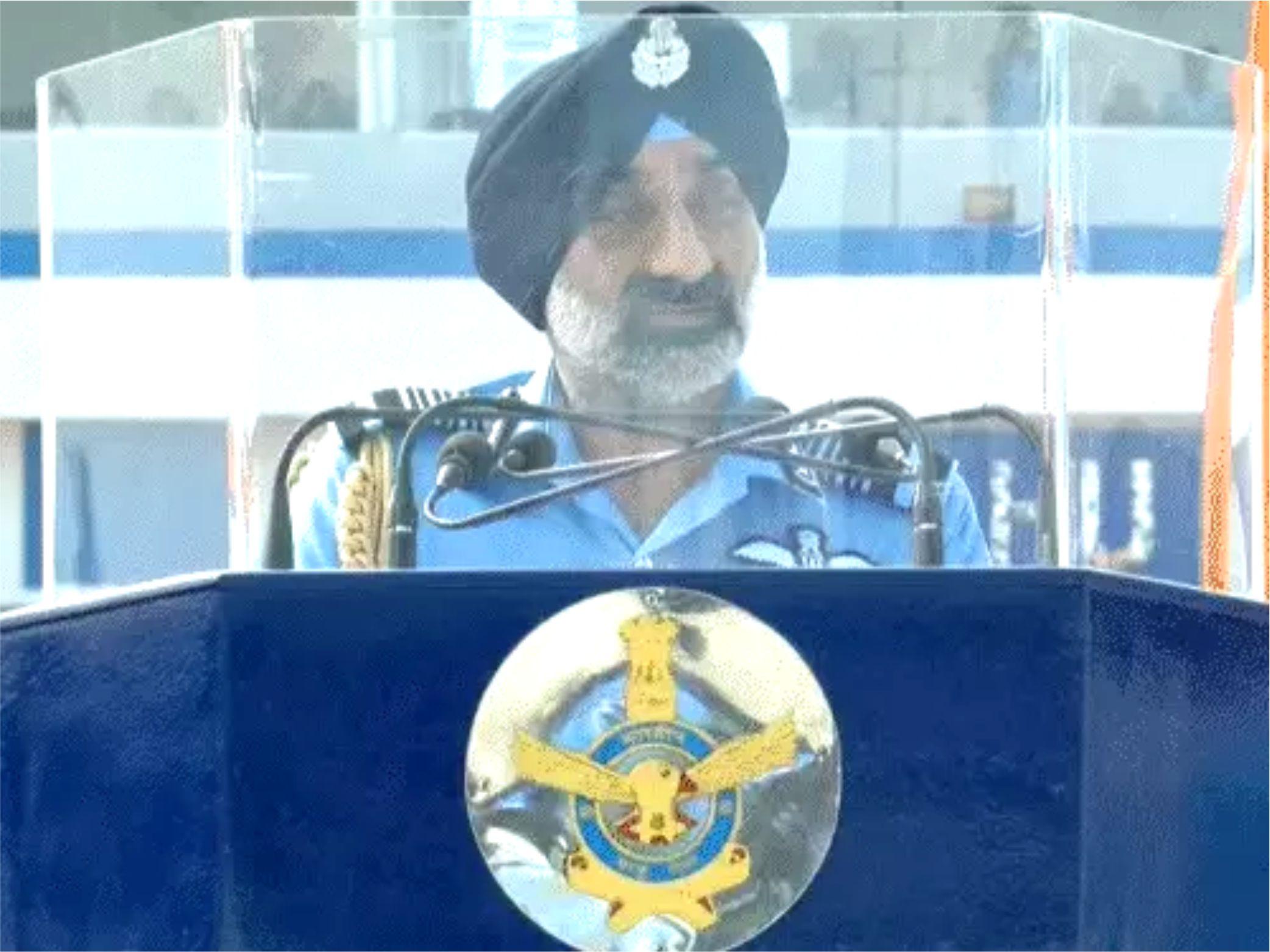 एयरफोर्स चीफ- योजना और दृढ़ निश्चय से हासिल लक्ष्य: