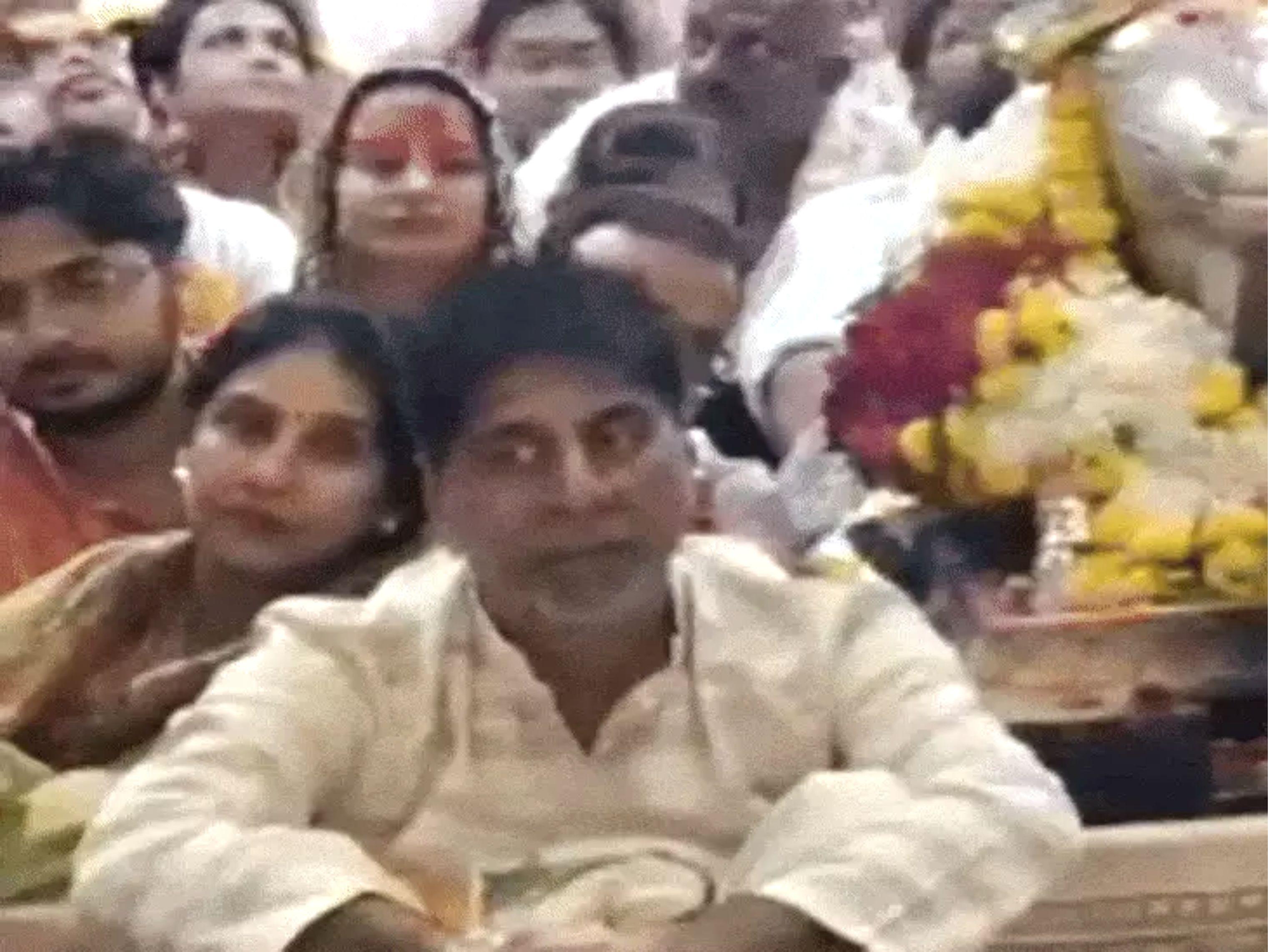 श्रीकांत महाकाल मंदिर पहुंचे: